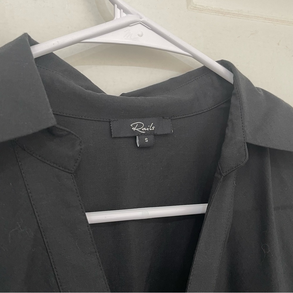 NWOT RAILS Irie Black Dress Small Retail $259 - Picture 7 of 8